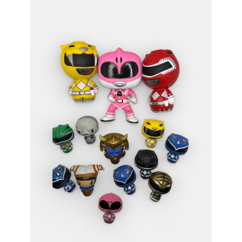 Funko Pint Size Heroes Mighty Morphin Power Rangers Lot Of 12 And 3 Larger